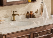 Top vòi nước bằng đồng thau gắn chậu lavabo rửa mặt bồn rửa chén