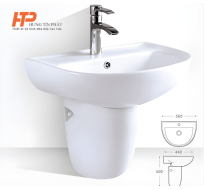 Lavabo Sứ Cao Cấp LB-02