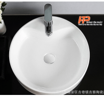 Lavabo sứ cáo cấp LB-06