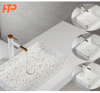 Lavabo sứ cáo cấp LB-10