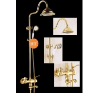 Bộ Vòi Sen Đứng Nóng Lạnh Mạ Vàng Cao Cấp