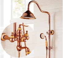 Bộ Vòi Sen Đứng Nóng Lạnh Mạ Vàng Cao Cấp