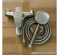 Sen gắn tường nóng lạnh vuông 304 bát sen có chế độ tăng áp