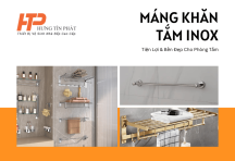 Máng Khăn Tắm Inox – Tiện Lợi & Bền Đẹp Cho Phòng Tắm