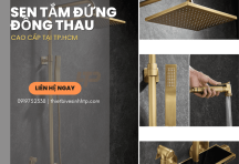 Sen tắm đứng đồng thau cao cấp tại TP.HCM