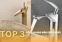Top 3 mẫu vòi lavabo bán chạy tại HTP mới nhất năm 2025