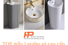 TOP mẫu Lavabo sứ cao cấp mới ra mắt – Xu hướng thiết kế phòng tắm hiện đại