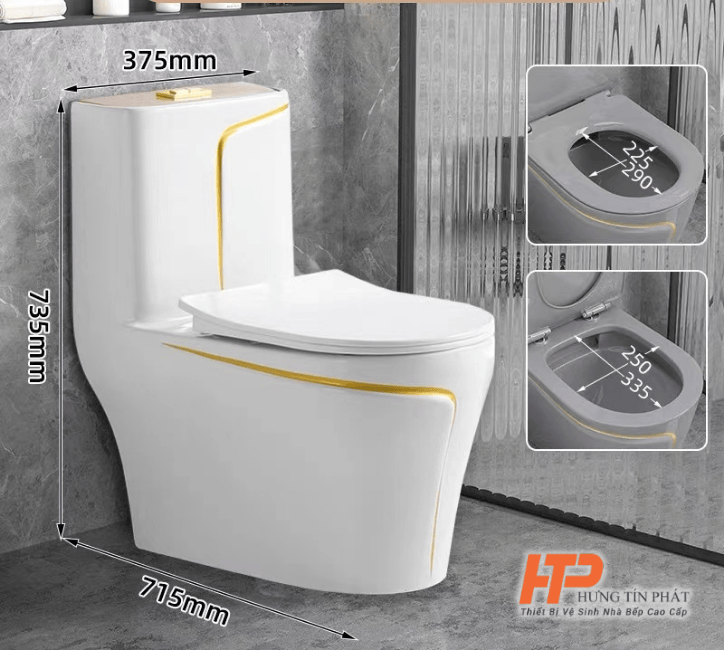 Bồn cầu khối HTP C-12