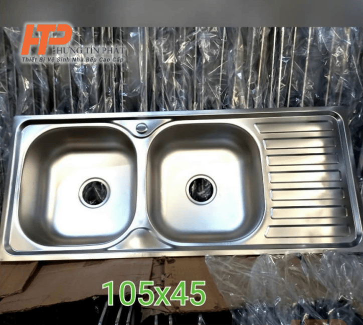 Chậu rửa 2 ngăn HTP 10545