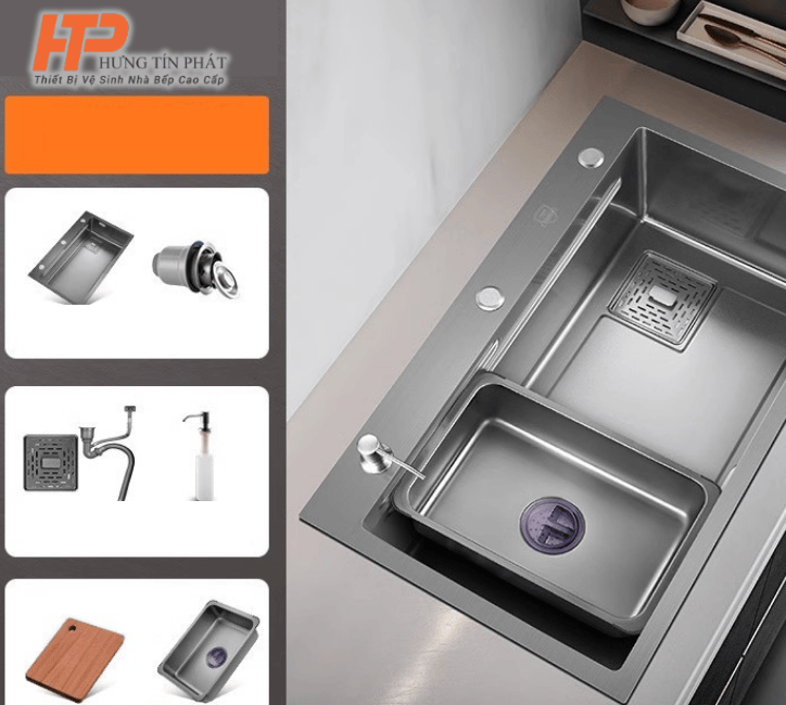 Chậu rửa Nano HTP 7846