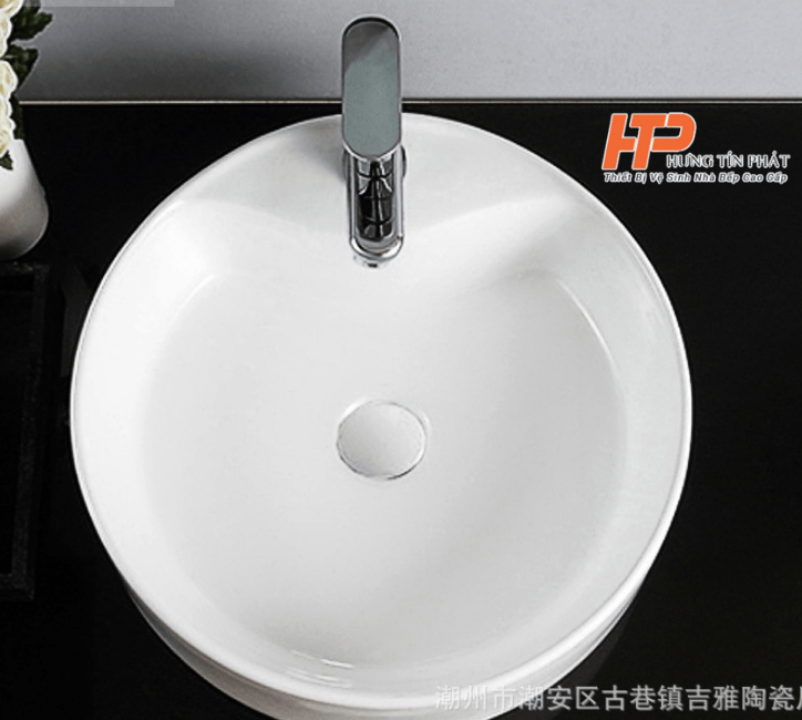Lavabo sứ cáo cấp LB-06