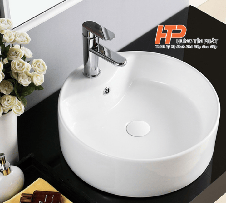 Lavabo sứ cáo cấp LB-06