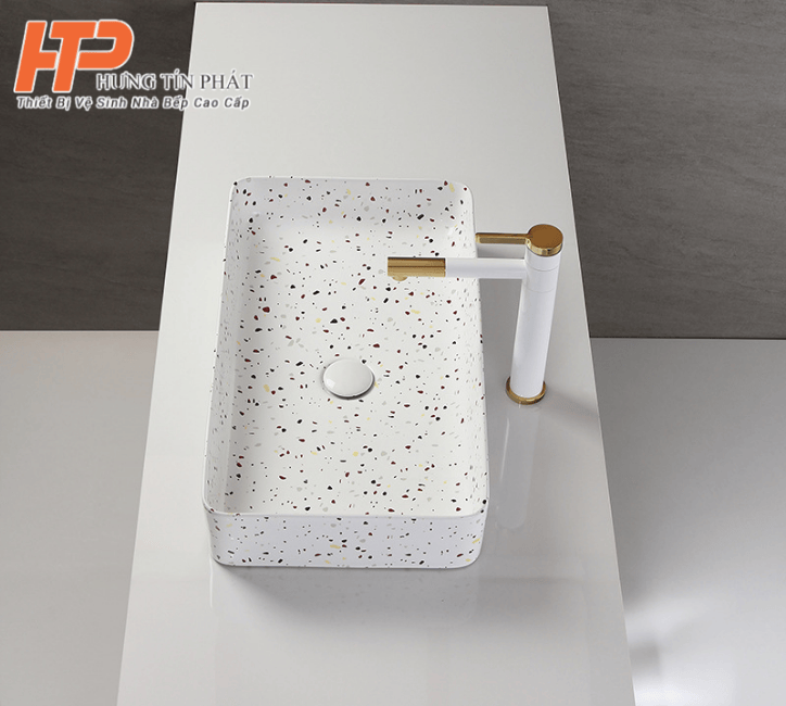 Lavabo sứ cáo cấp LB-10