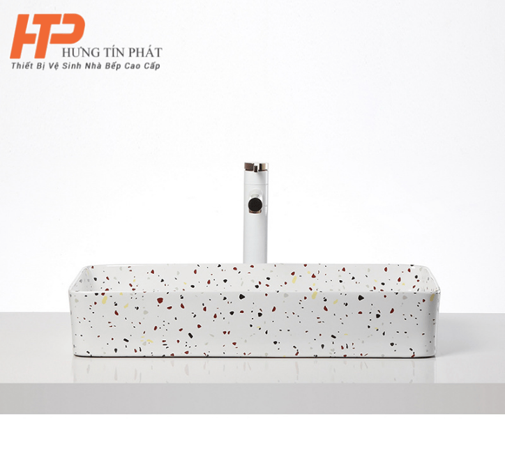 Lavabo sứ cáo cấp LB-10