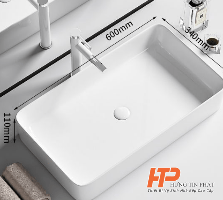 Lavabo sứ cao cấp LB-13