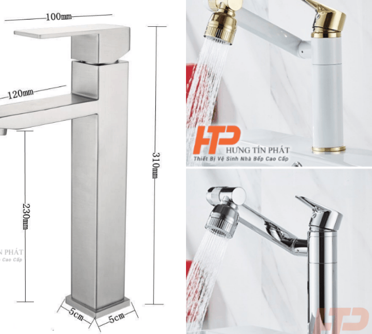 So Sánh Vòi Lavabo Nóng Lạnh Đồng Thau Với Inox – Loại Nào Tốt Hơn