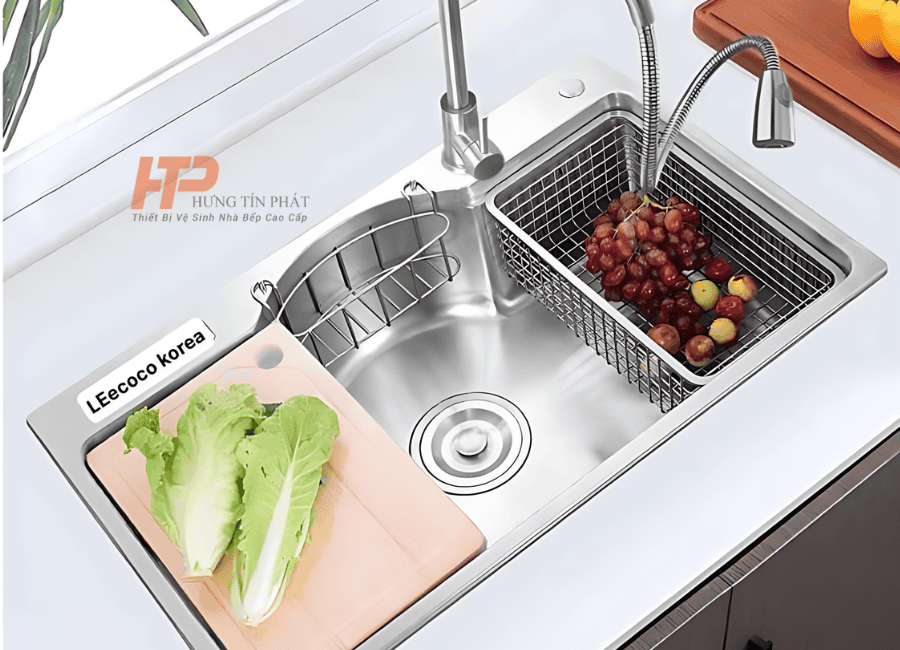 Top 3 mẫu chậu rửa chén inox 304 đẹp bền cho căn hộ tại Quận Tân Phú