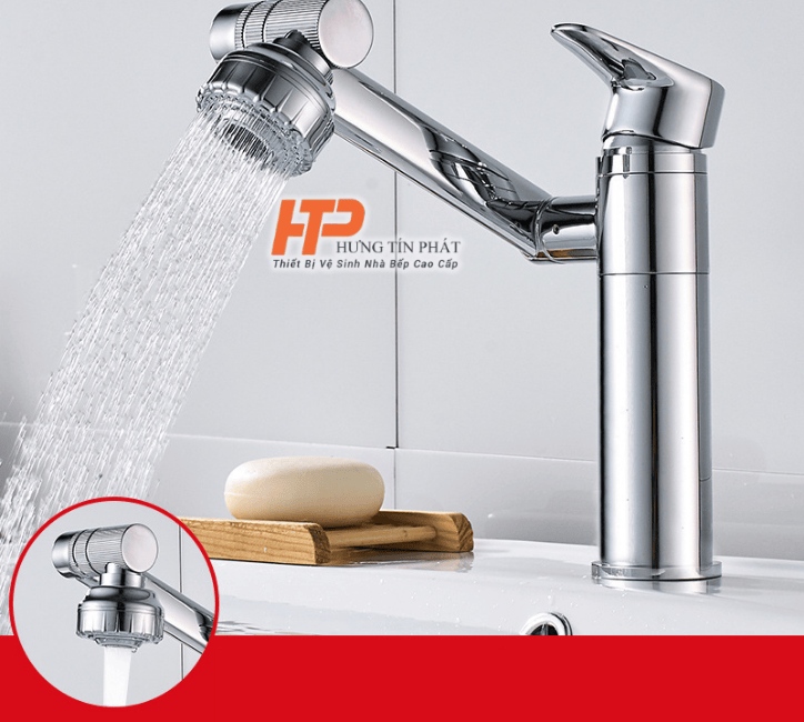 VÒI LAVABO GẬP LÊN XUỐNG