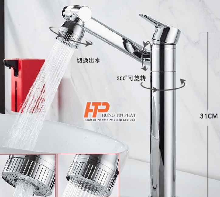 VÒI LAVABO GẬP LÊN XUỐNG