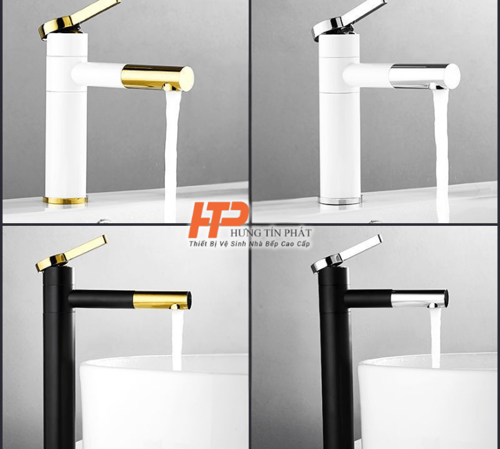 Vòi lavabo nóng lạnh HTP 618