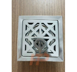 ​Nắp đậy lỗ thoát nước nhà tắm thiết kế bằng Inox