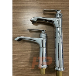 Vòi Lavabo Nóng Lạnh Inox 304 Thân Eo