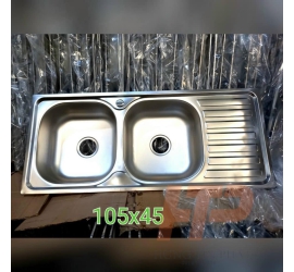 Chậu rửa 2 ngăn inox cao cấp