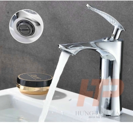 Vòi chậu lavabo , vòi nóng lạnh 1 lỗ rửa tay cao cấp