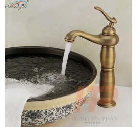 VÒI LAVABO CỔ ĐIỂN CAO CẤP MẠ VÀNG