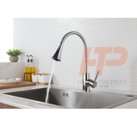Vòi rửa chén cao cấp nút gập