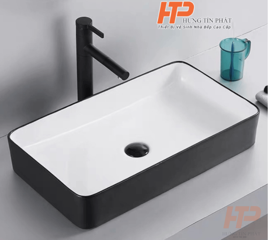 Lavabo sứ cáo cấp LB-14