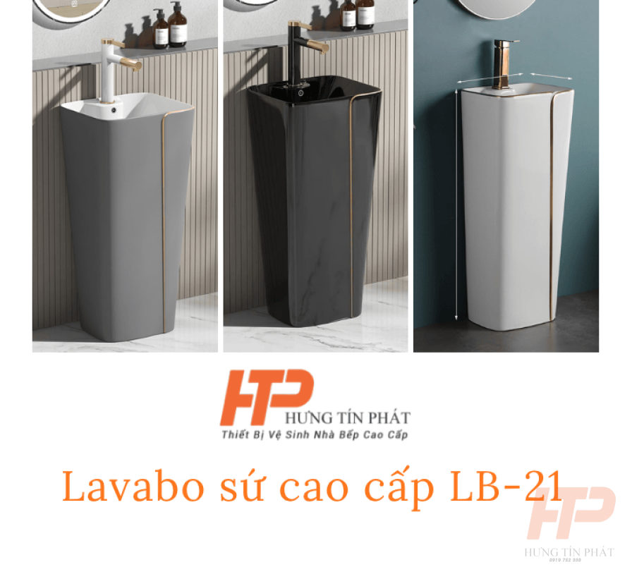 Lavabo sứ cao cấp LB-21