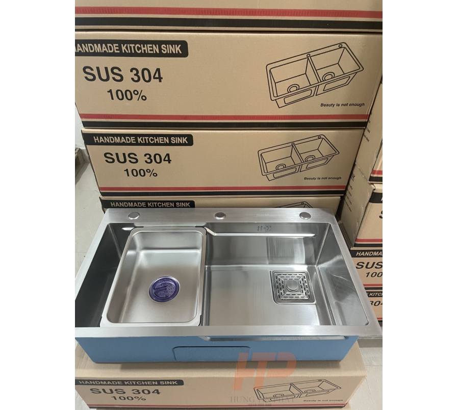 Chậu rửa chén 2 ngăn inox cao cấp