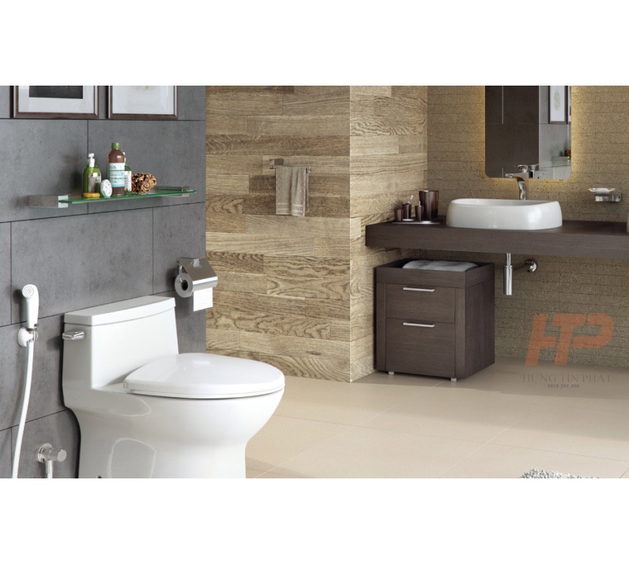 Bồn Cầu Liền Khối Hàn Quốc