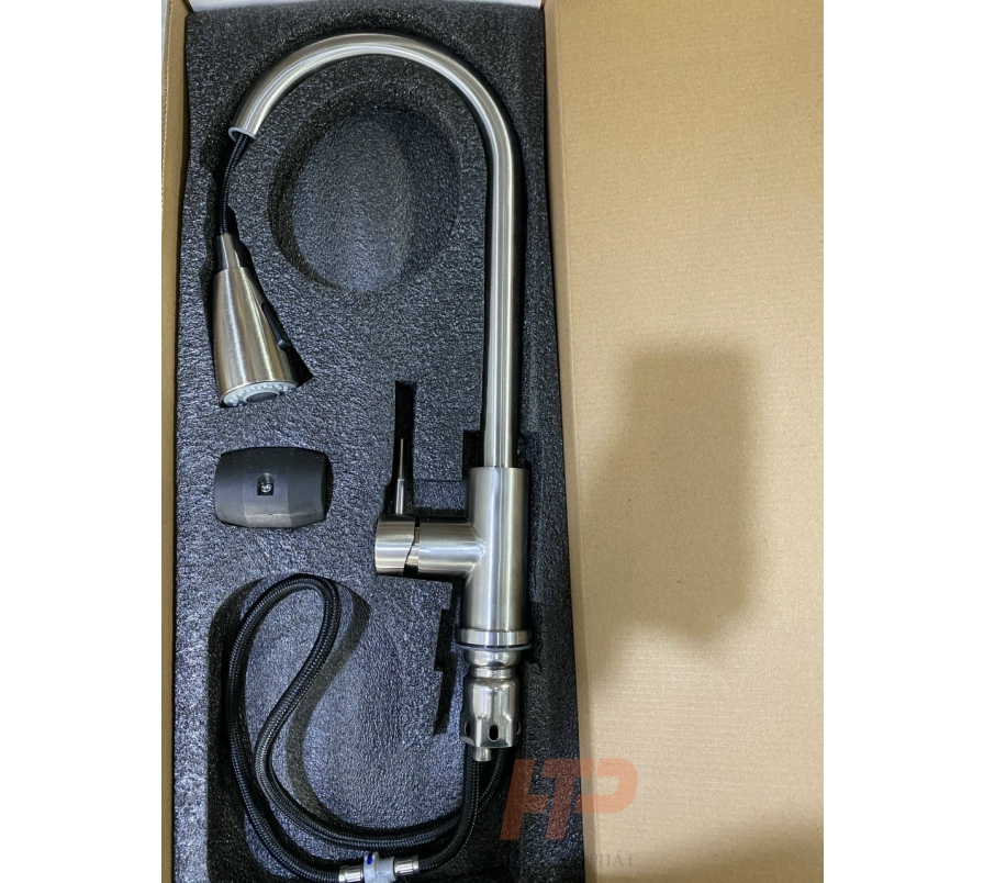 Vòi rửa chén bát nóng lạnh Inox 304 - Vòi rút đa năng xoay 360 độ