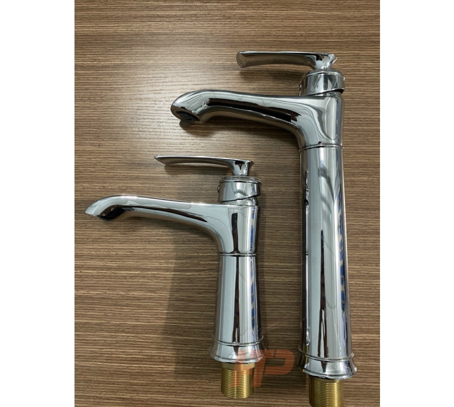 Vòi Lavabo Nóng Lạnh Bo viền