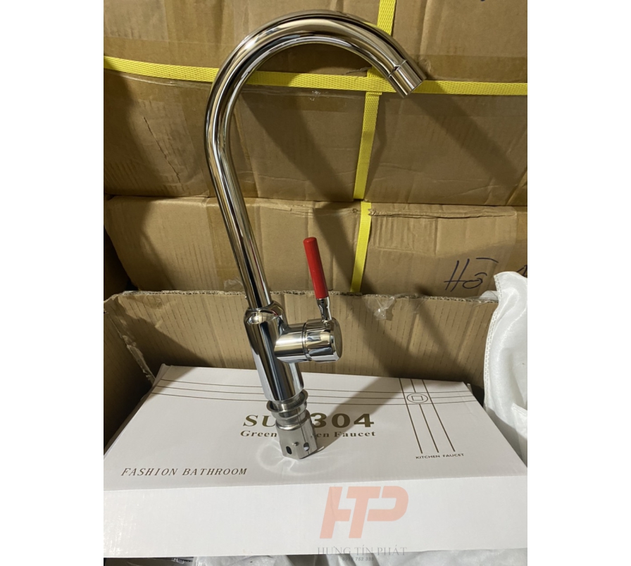 Vòi rửa chén inox, 02 chế độ xả nước